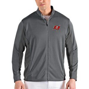 NWT NFL Men's Tampa Bay Buccaneers Antigua Steel Passage Full-Zip Jacket Size XL